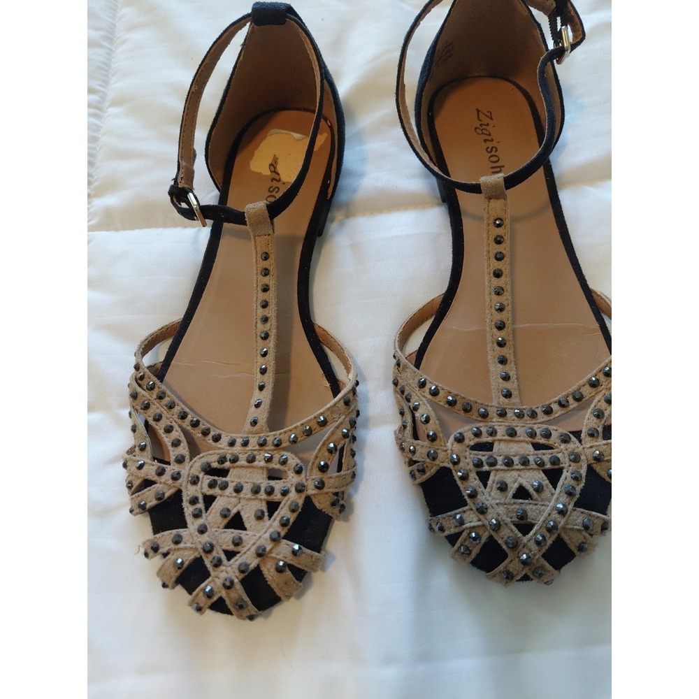 Zigi Soho Veeta Flats Velvet 7.5 Boho Festival Y2k Preppy Party